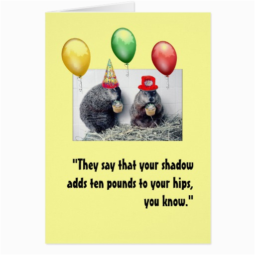 Groundhog Day Birthday Card Groundhog Day Birthday Card Zazzle