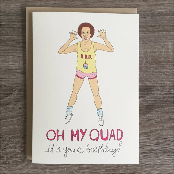 oh em q funny birthday card funny fitness card fitness