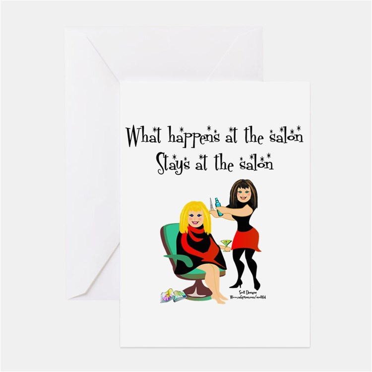 hairstylist greeting cards