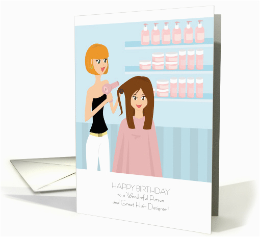 happy birthday great hair designer hairstylist hairdresser 1240934