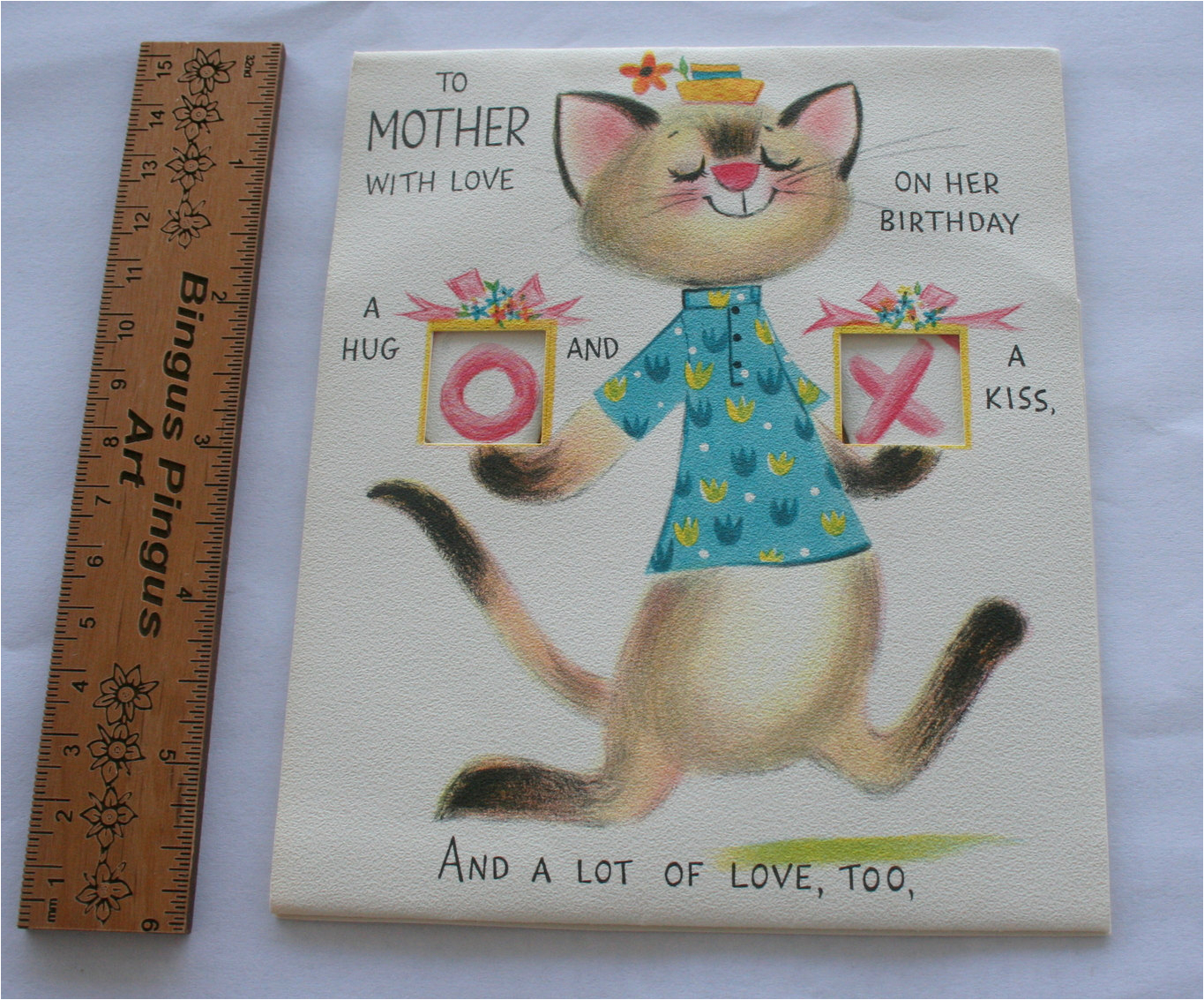 vintage hallmark birthday card for mom mother by