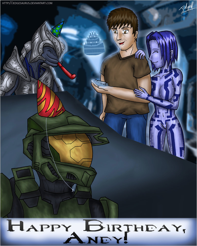 halo birthday card by jedgesaurus on deviantart