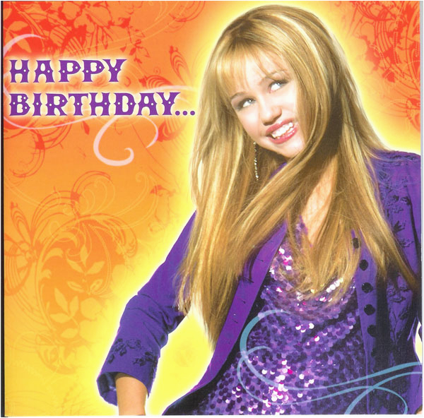 oi happy birthday hannah montana shtml