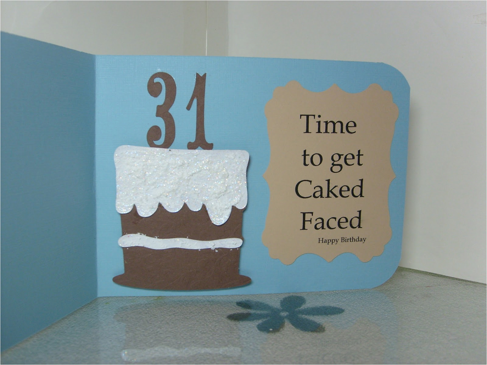 ramblings of a texas craft room happy 31st birthday card