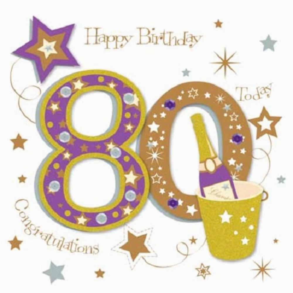 kctpmwer0018 happy 80th birthday greeting card by talking pictures greetings cards
