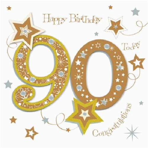 kctpmwer0019 happy 90th birthday greeting card by talking pictures greetings cards