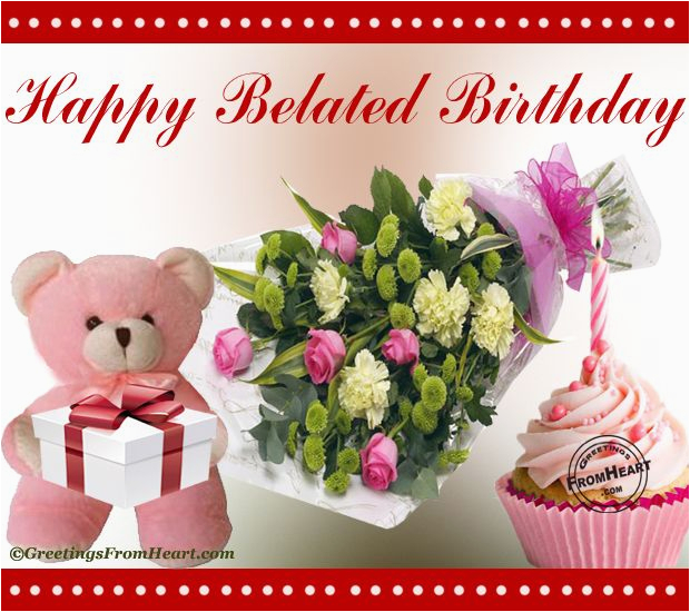 Happy Belated Birthday Flowers | BirthdayBuzz