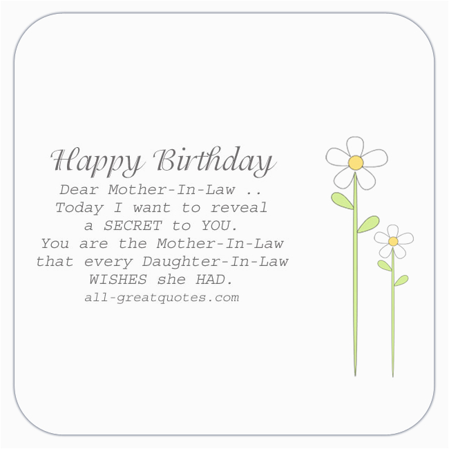 happy birthday dear mother in law free birthday cards