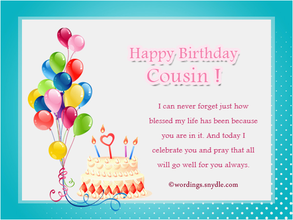 birthday wishes for cousin wordings and messages