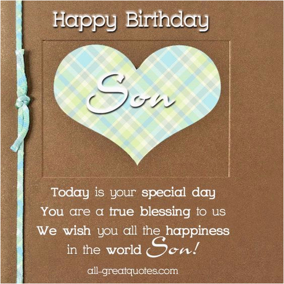 happy birthday cards for a son free birthday cards for