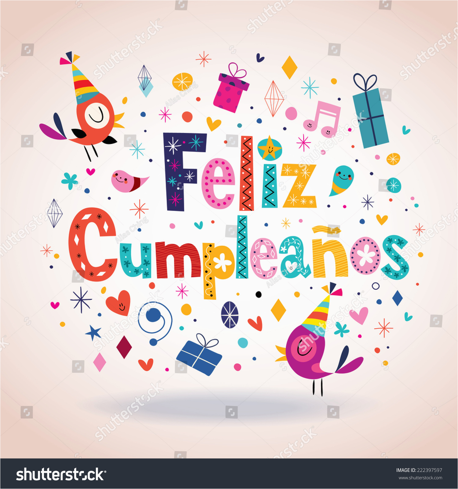 Happy Birthday Card In Spanish to Print Feliz Cumpleanos Happy Birthday ...