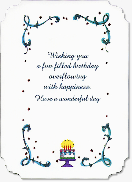 Birthday Card Insert Ideas