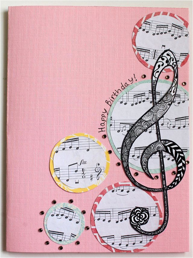music inspired cards