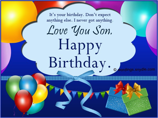 happy birthday pictures to son