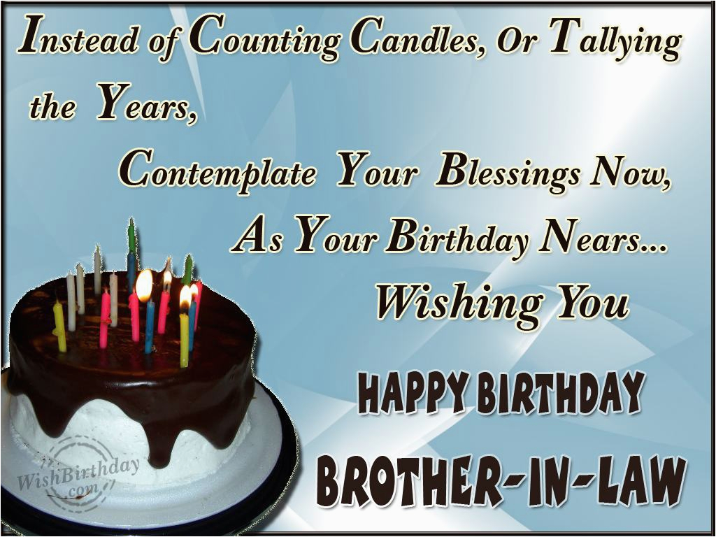 happy birthday brother in law quotes