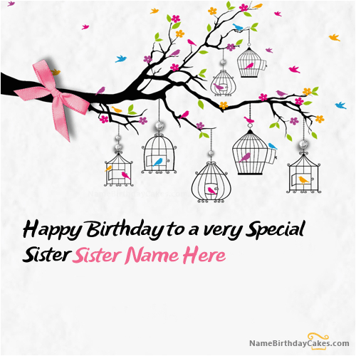 happy birthday images for sister with name and wishes