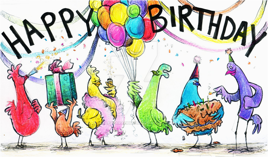 chicken birthday card 271135391