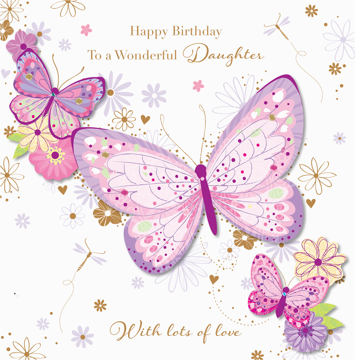 wonderful daughter happy birthday greeting card cards