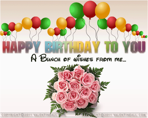 Happy Birthday Flowers and Balloons Images | BirthdayBuzz