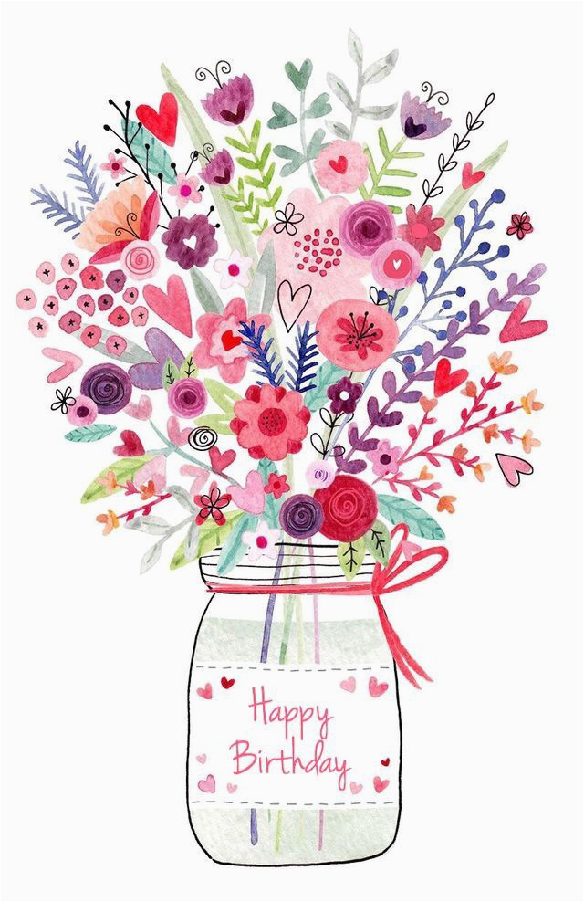 bouquet clipart happy birthday pencil and in color