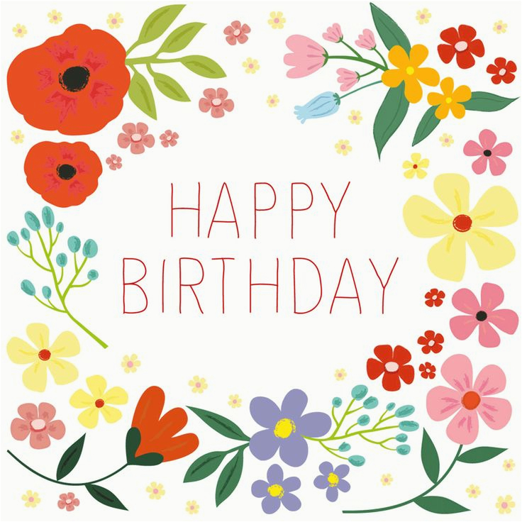 Happy Birthday Flowers Clipart | BirthdayBuzz