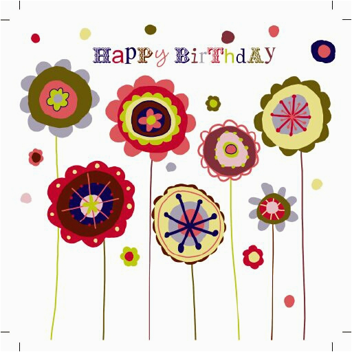 happy birthday flower clipart clipart suggest