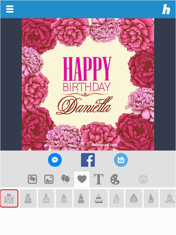 happy birthday card maker on the app store