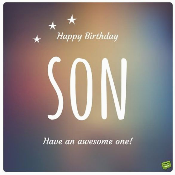 happy birthday wishes to my son for facebook