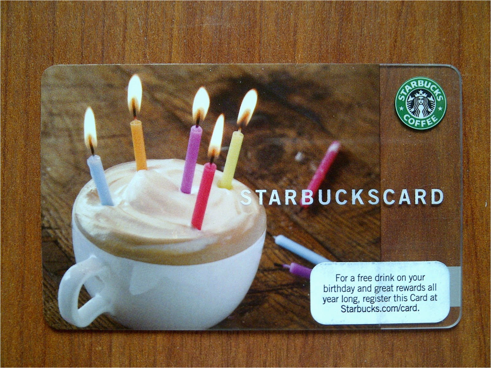 starbucks card happy birthday i