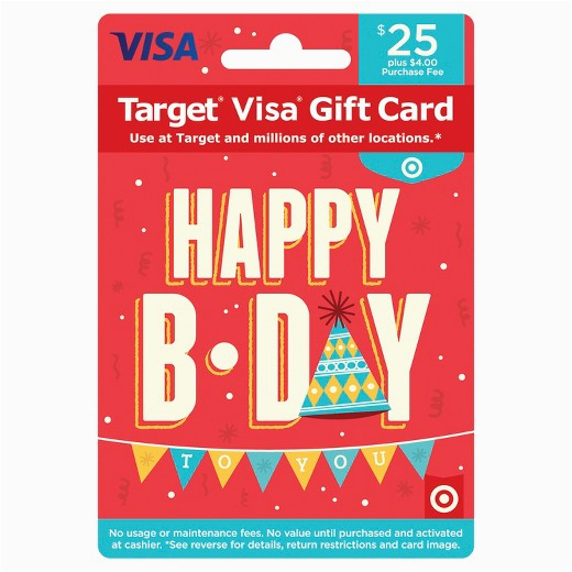 Happy Birthday Visa Gift Card BirthdayBuzz