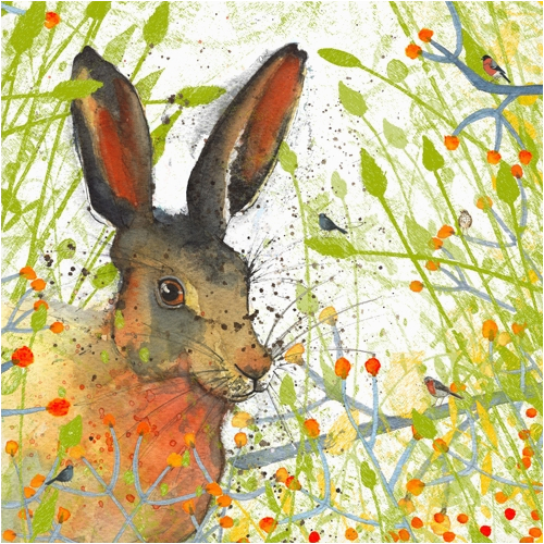 Hare Birthday Cards Hare Greeting Card | BirthdayBuzz