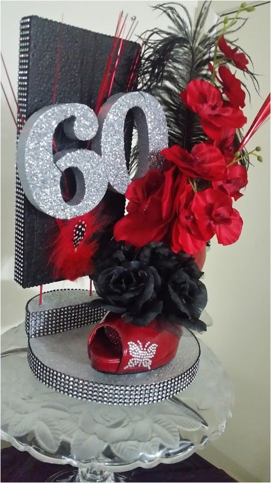 60th birthday centerpieces