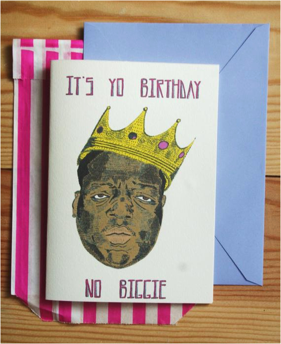biggie smalls hip hop birthday fathers card