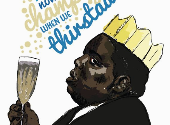 notorious b i g birthday card 39 juict now we sip by