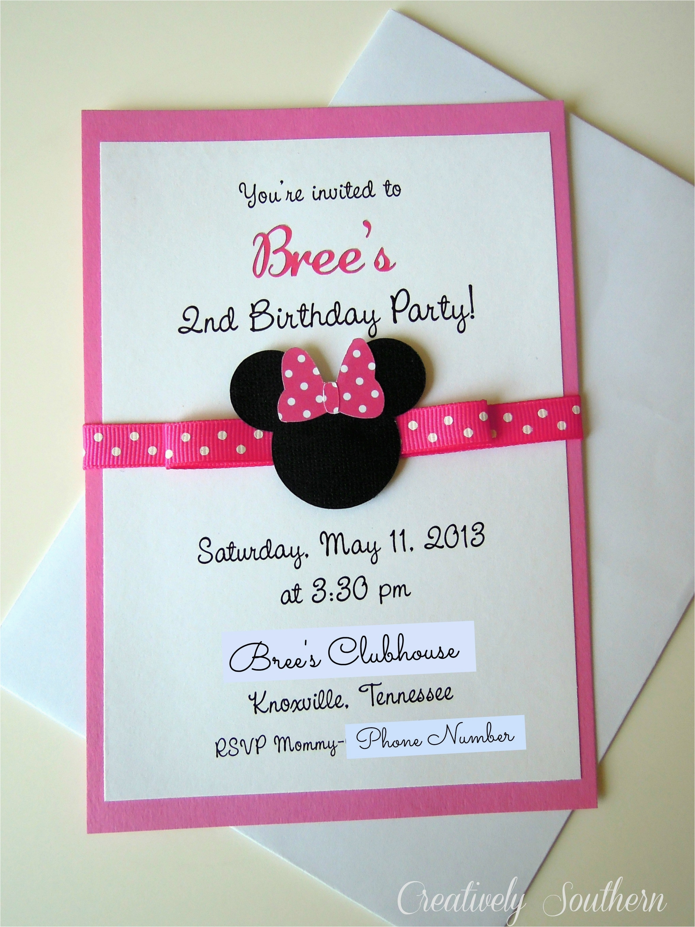 Homemade 1st Birthday Invitations BirthdayBuzz