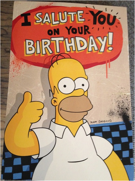 Homer Simpson Birthday Cards A Very Figgy Birthday and A Super Happy Wookie...