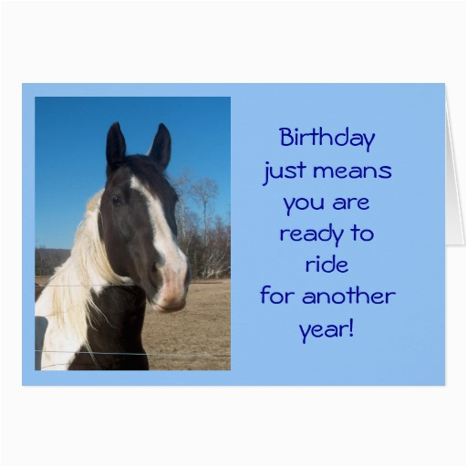 horse birthday card 137117165480504369