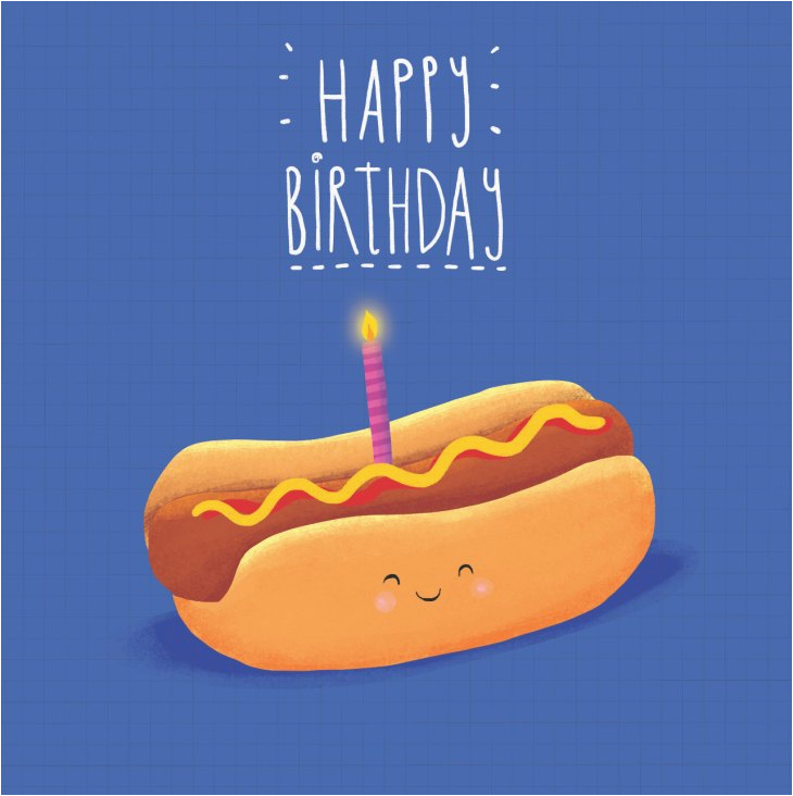 hot dogs and birthday cake