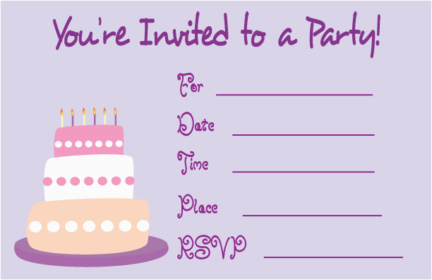 best ideas printable birthday invitation cards free party