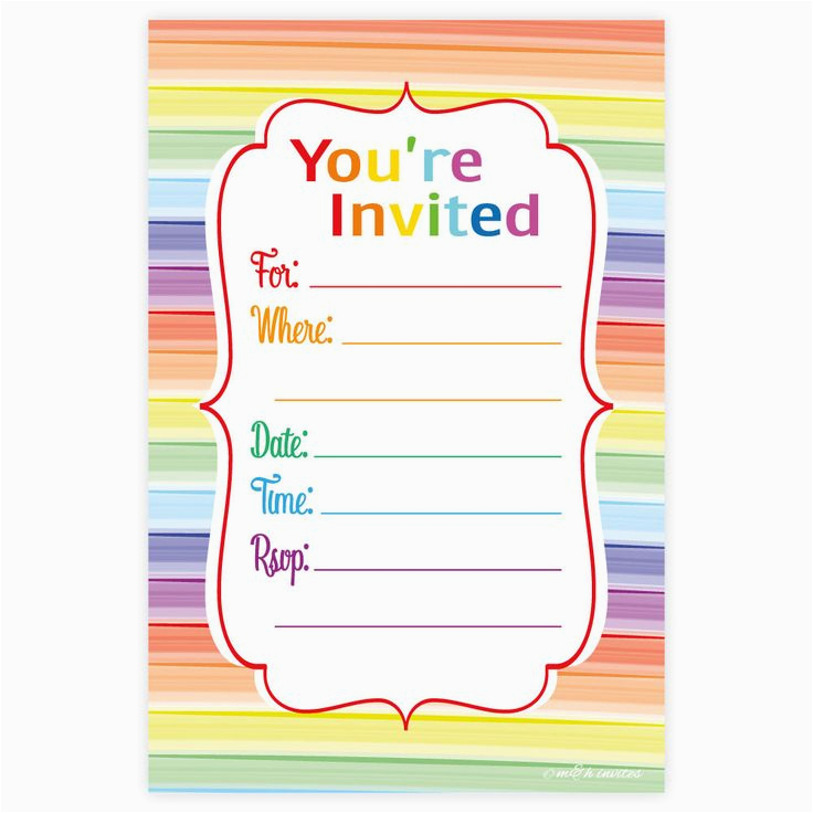 How To Fill Out A Birthday Invitation Best 25 Party Invitations Ideas 