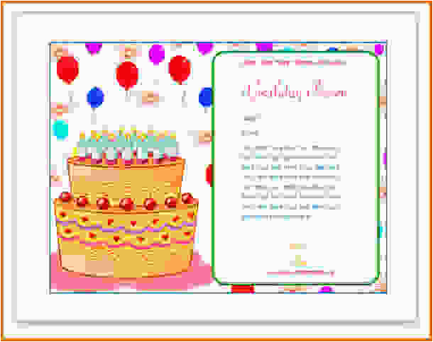 how to make a birthday card on microsoft word