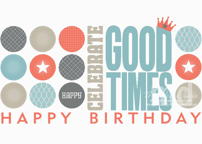my digital studio birthday cards stamping together at