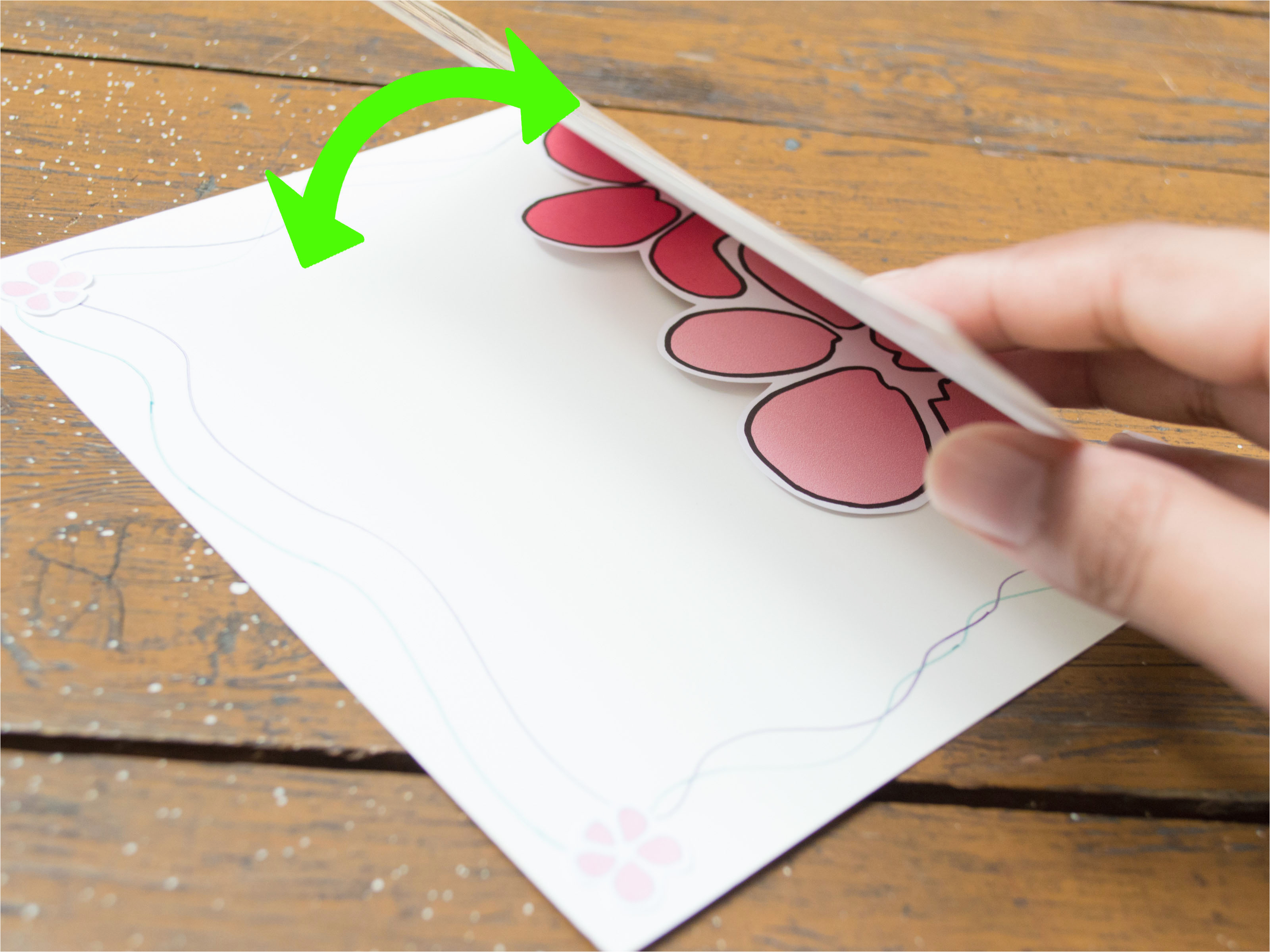 how to make a pop up flower greeting card with pictures