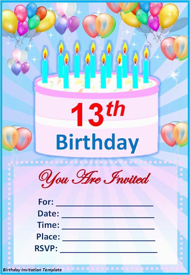 online birthday invitation card