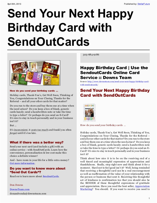 send your next happy birthday card with sendoutcards