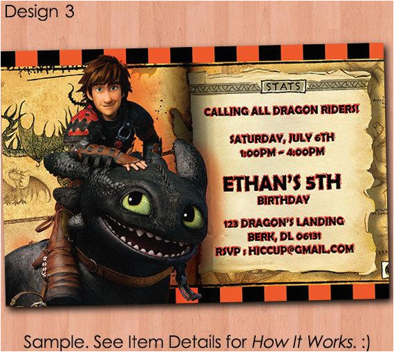 how to train your dragon birthday