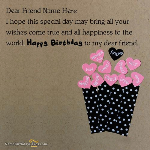 friends birthday card