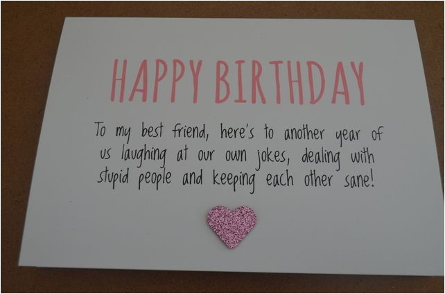 humourous best friend birthday card 1 99 ellie gift