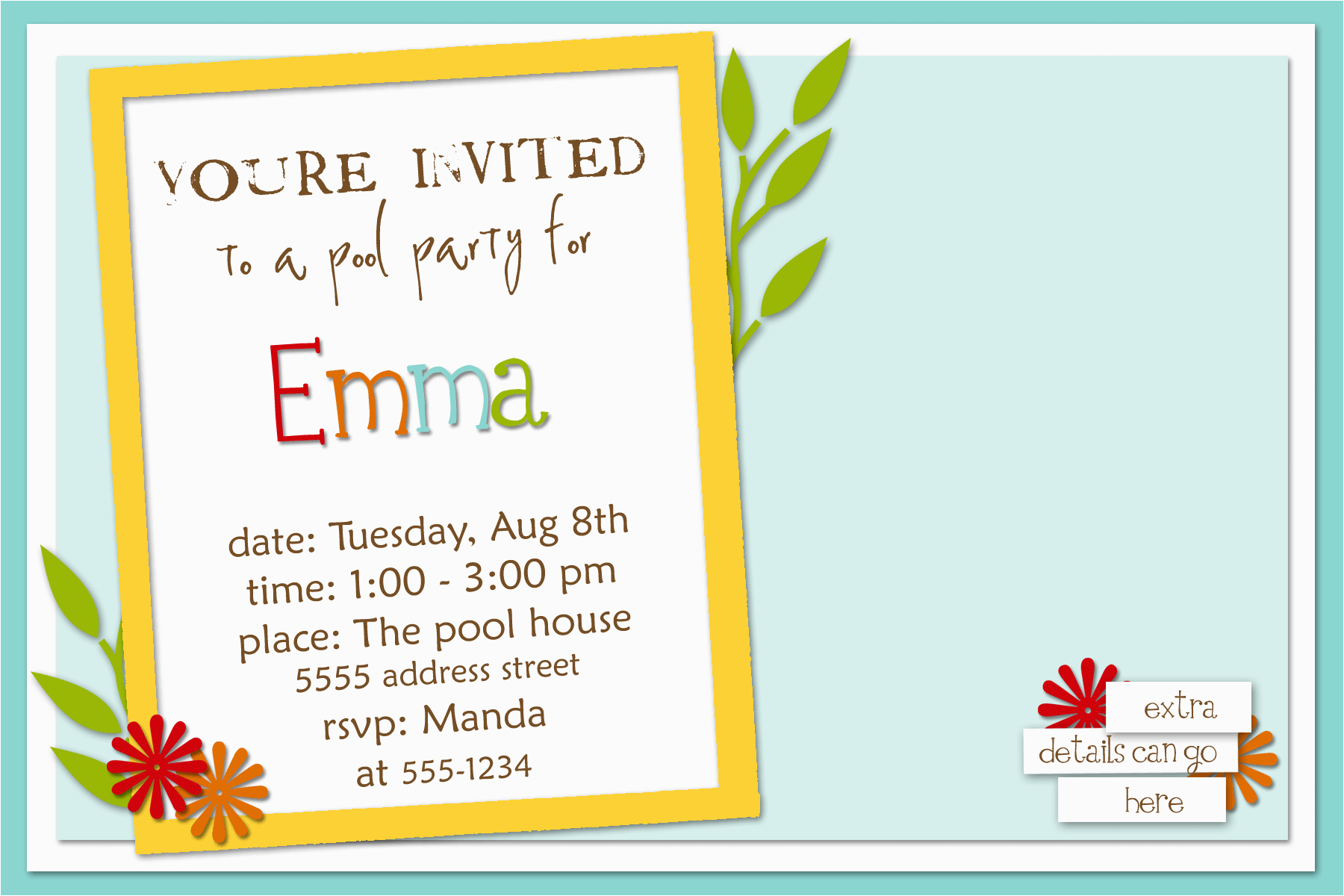 How to Write Invitation Card for Birthday Party How to Write A Birthday