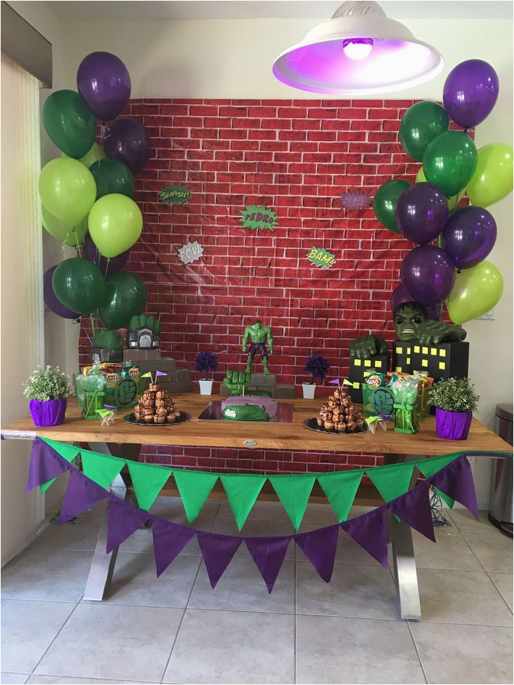 tema da festa hulk